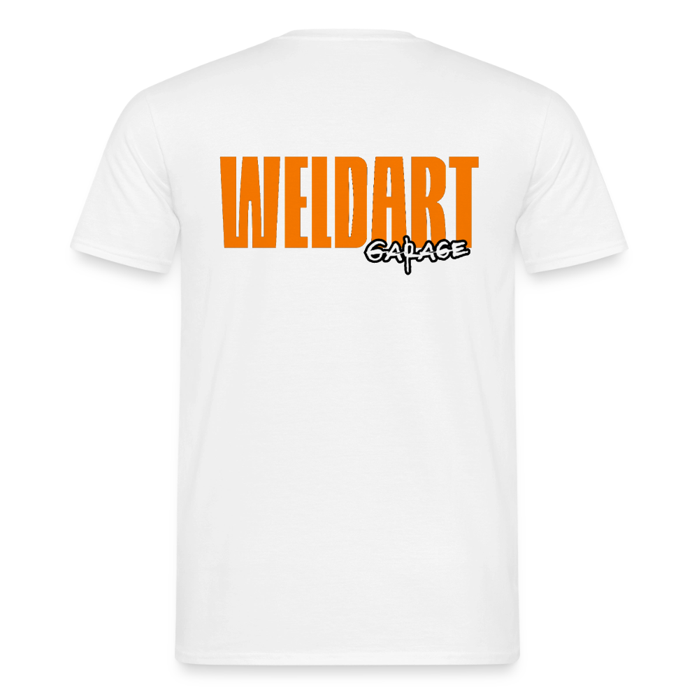 Unisex T-Shirt "Weldart Garage" | beidseitig bedruckt