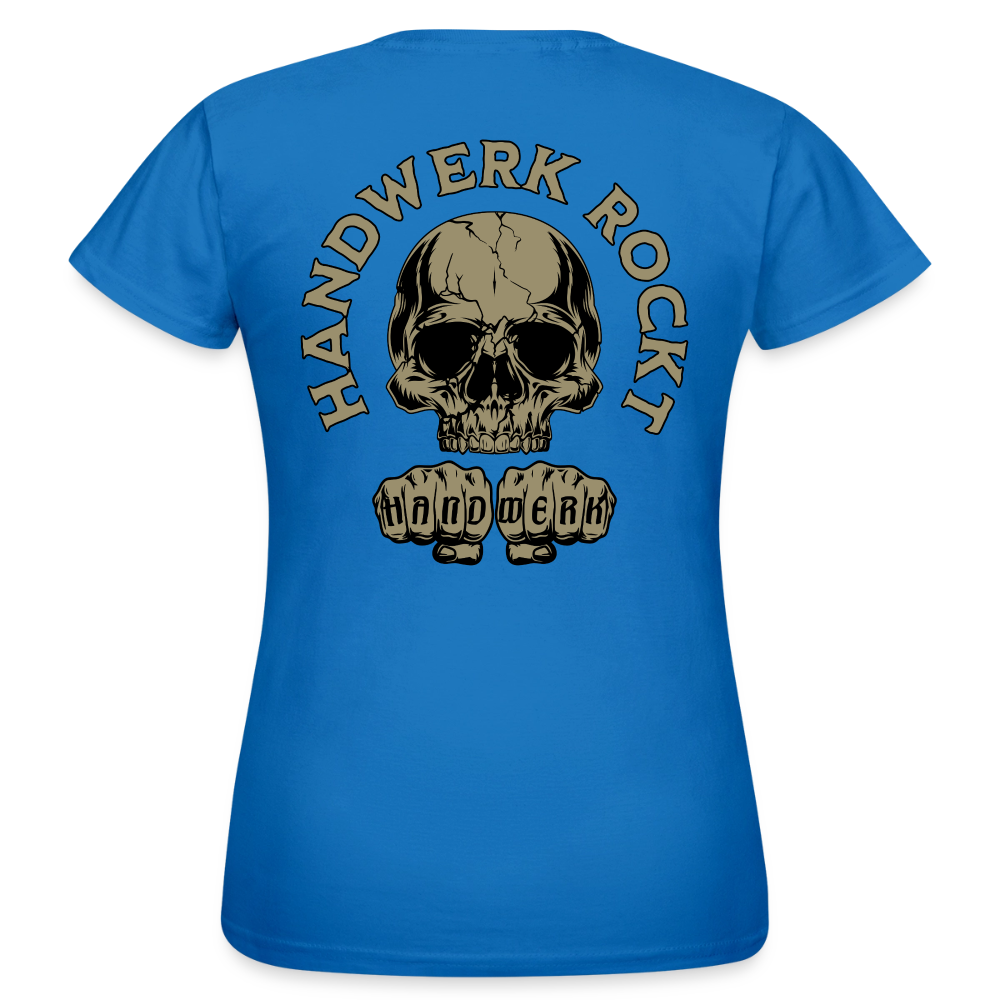 Frauen T-Shirt "Handwerk-Rockt" (beidseitig bedruckt)