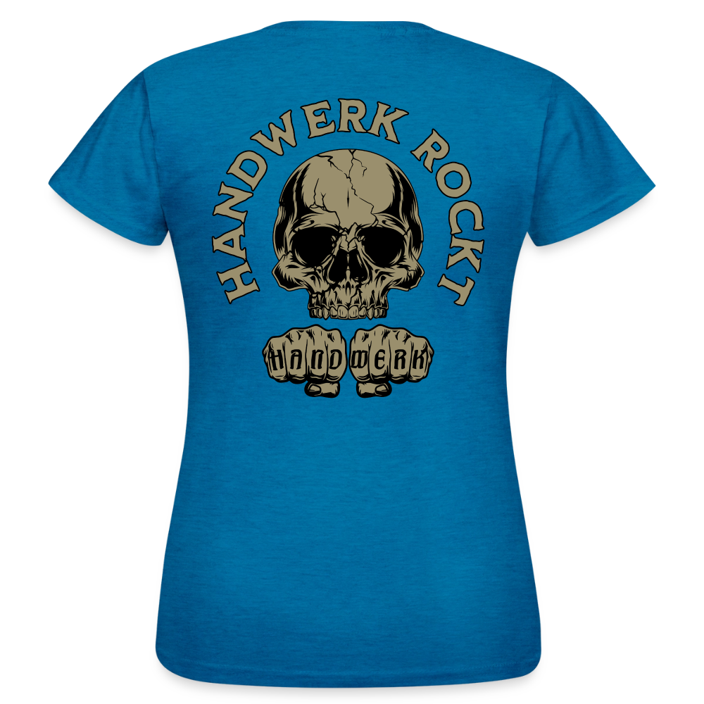 Frauen T-Shirt "Handwerk-Rockt" (beidseitig bedruckt)