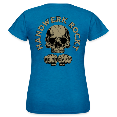 Frauen T-Shirt "Handwerk-Rockt" (beidseitig bedruckt)