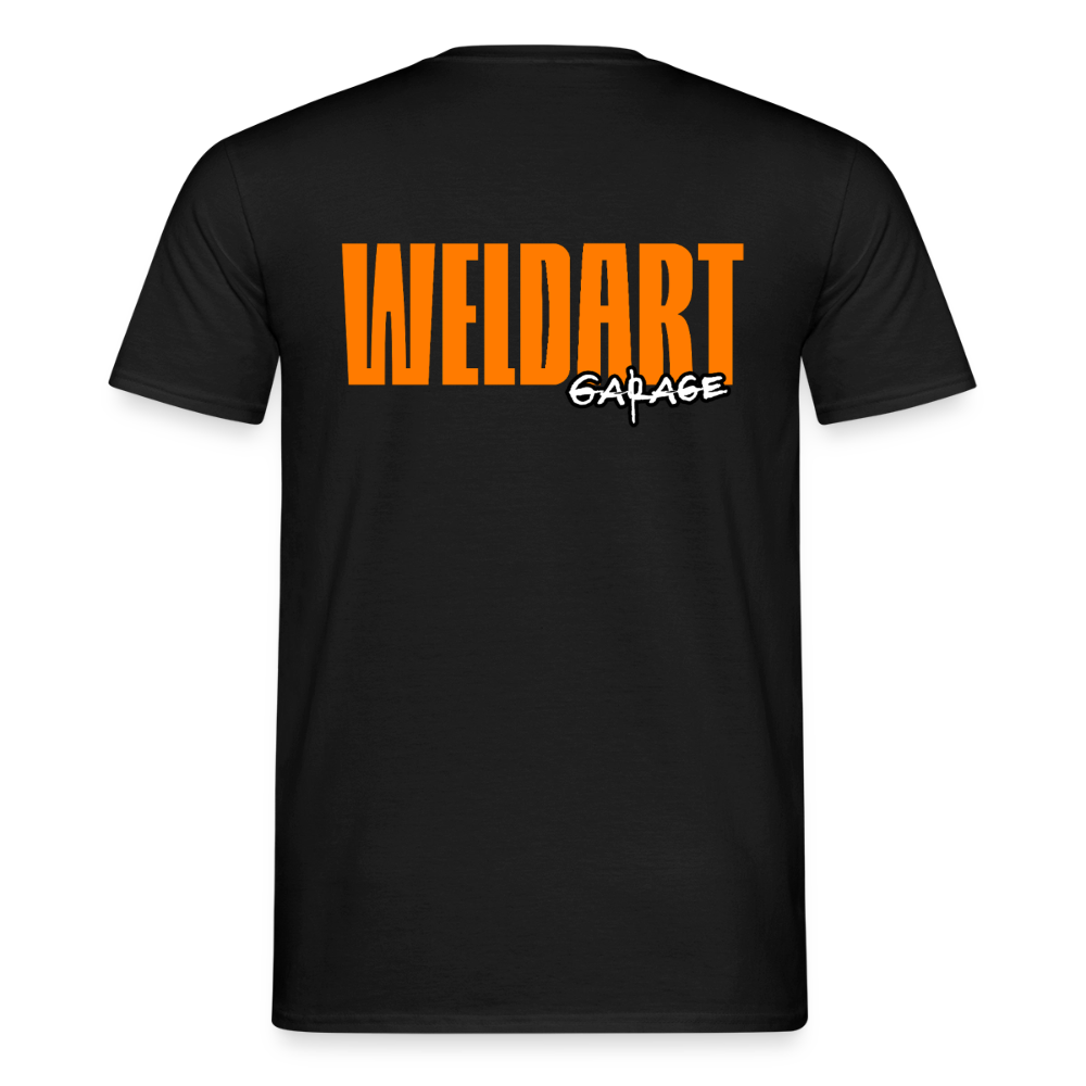 Unisex T-Shirt "Weldart Garage" | beidseitig bedruckt