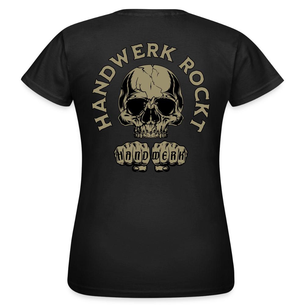 Frauen T-Shirt "Handwerk-Rockt" (beidseitig bedruckt)