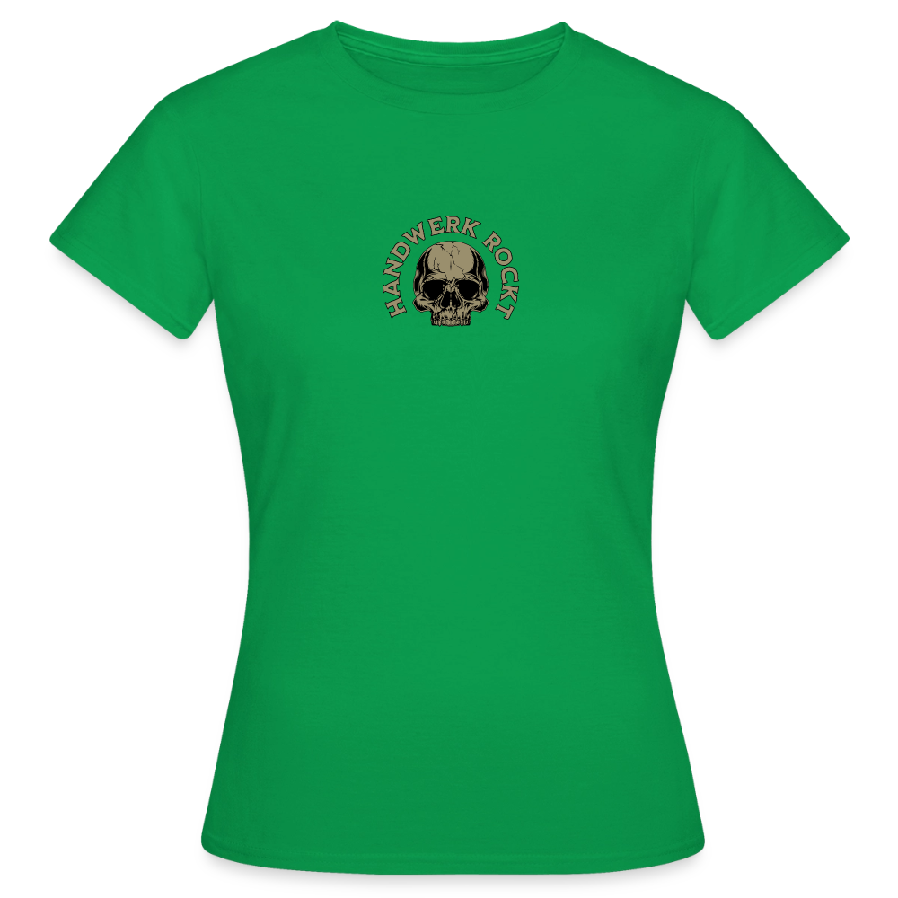 Frauen T-Shirt "Handwerk-Rockt" (beidseitig bedruckt)