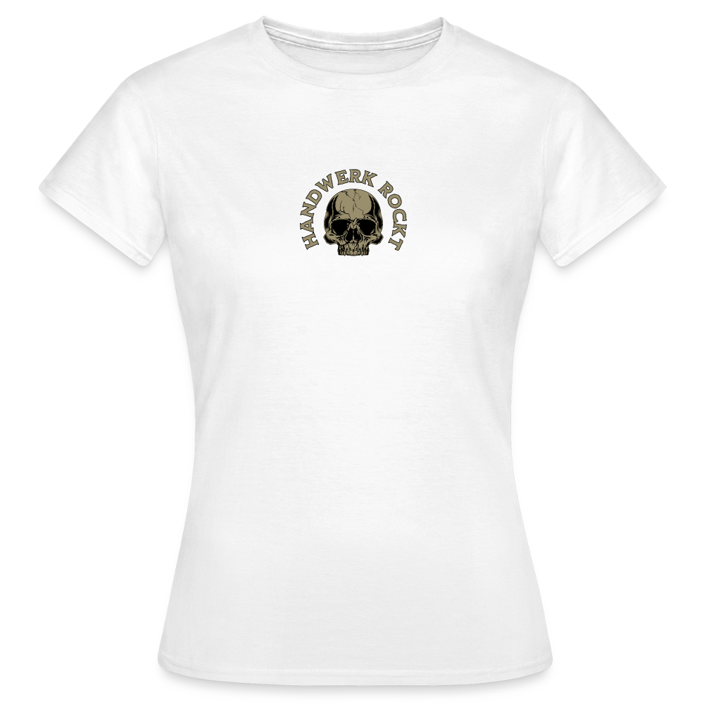 Frauen T-Shirt "Handwerk-Rockt" (beidseitig bedruckt)