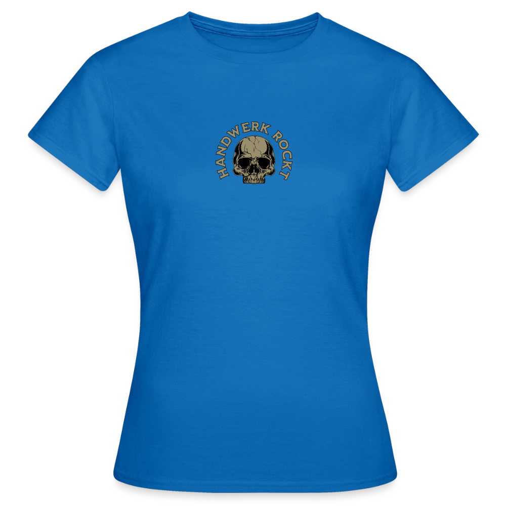 Frauen T-Shirt "Handwerk-Rockt" (beidseitig bedruckt)