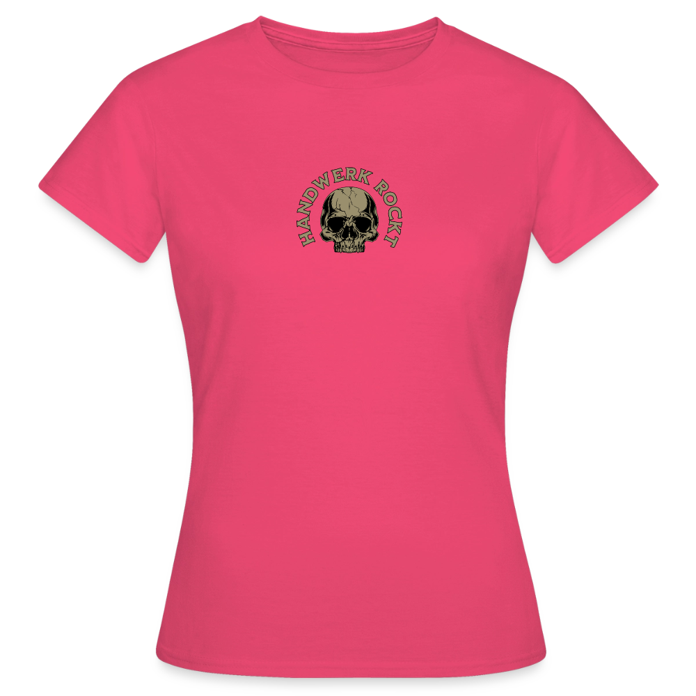 Frauen T-Shirt "Handwerk-Rockt" (beidseitig bedruckt)