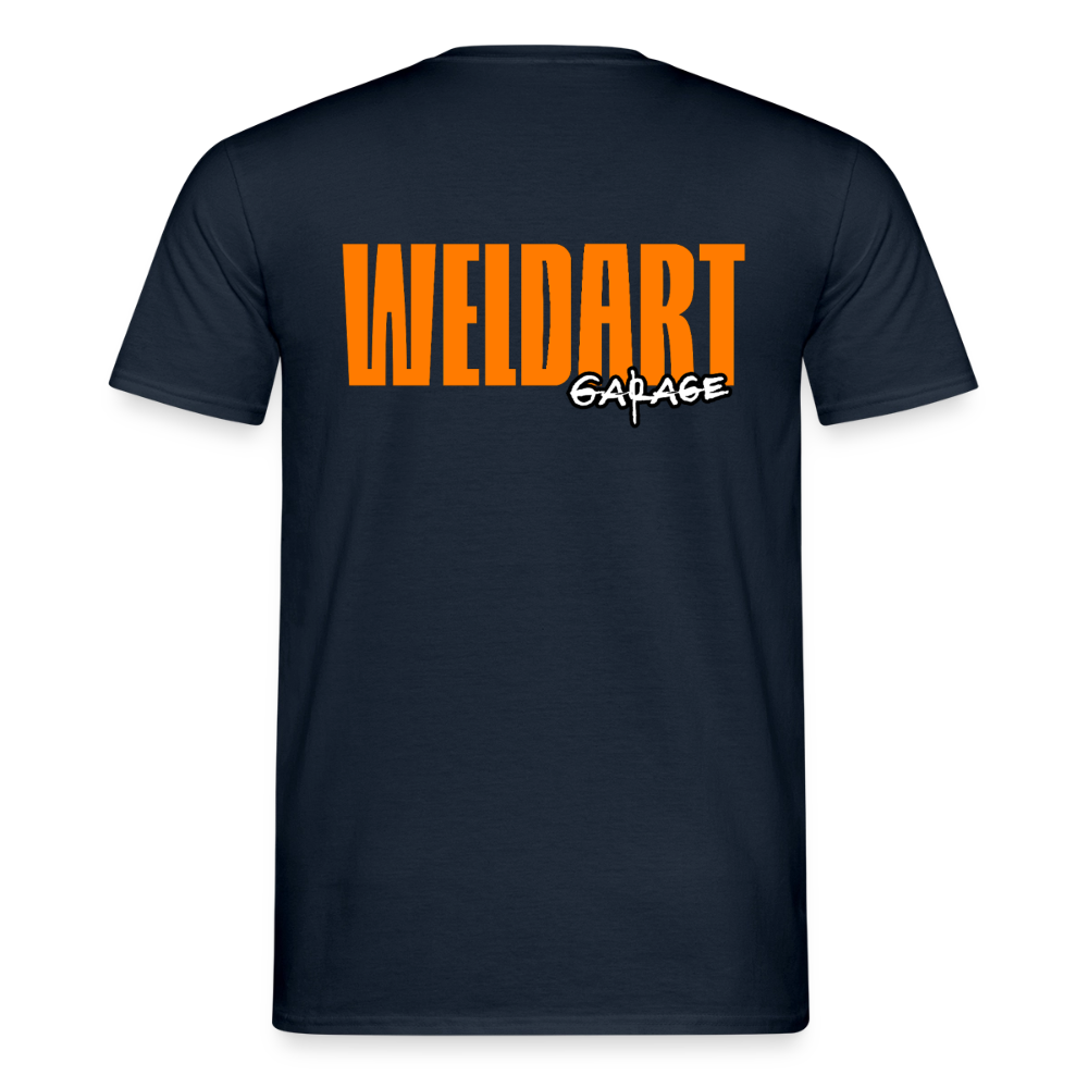 Unisex T-Shirt "Weldart Garage" | beidseitig bedruckt
