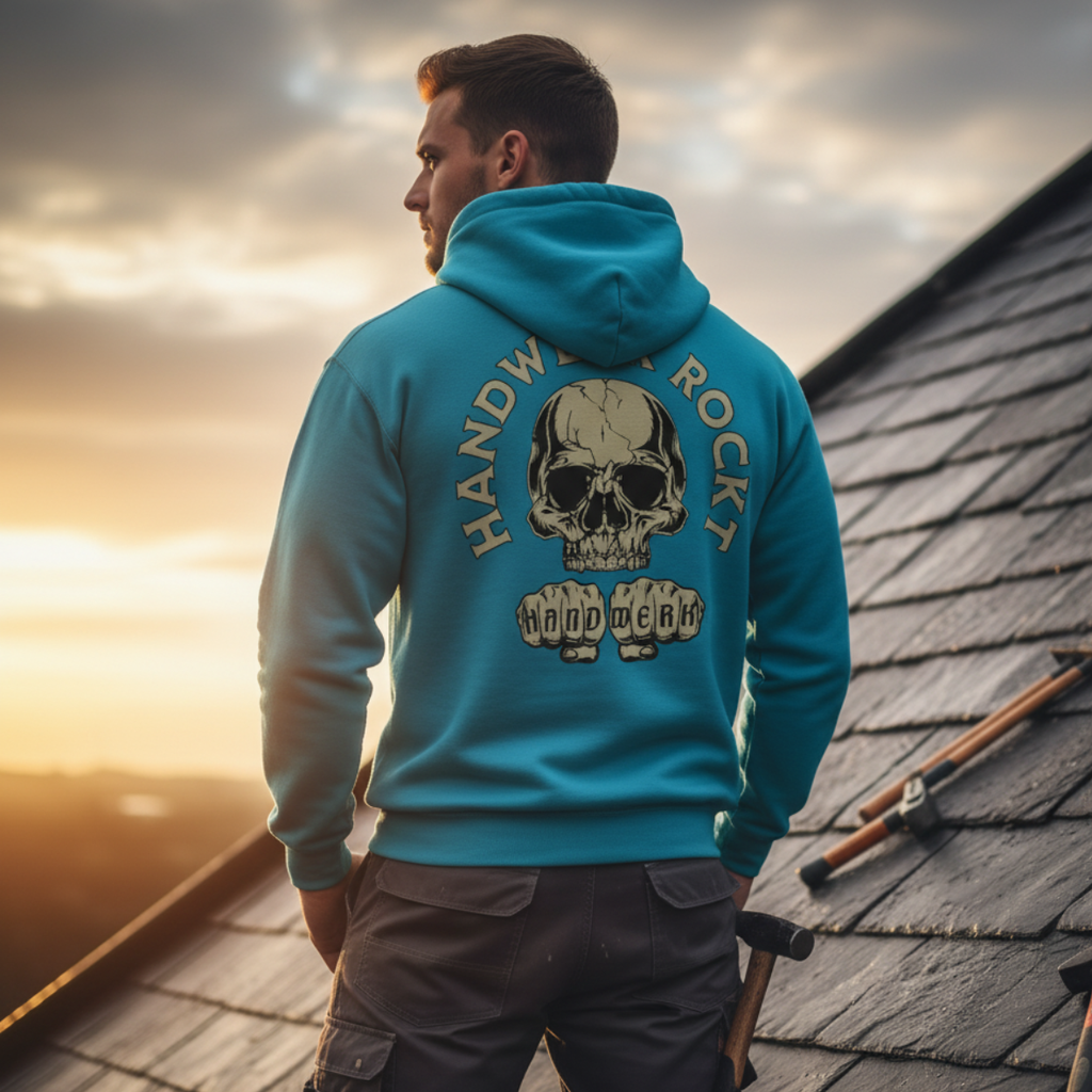 Unisex Hoodie "Handwerk-Rockt" (beidseitig bedruckt)