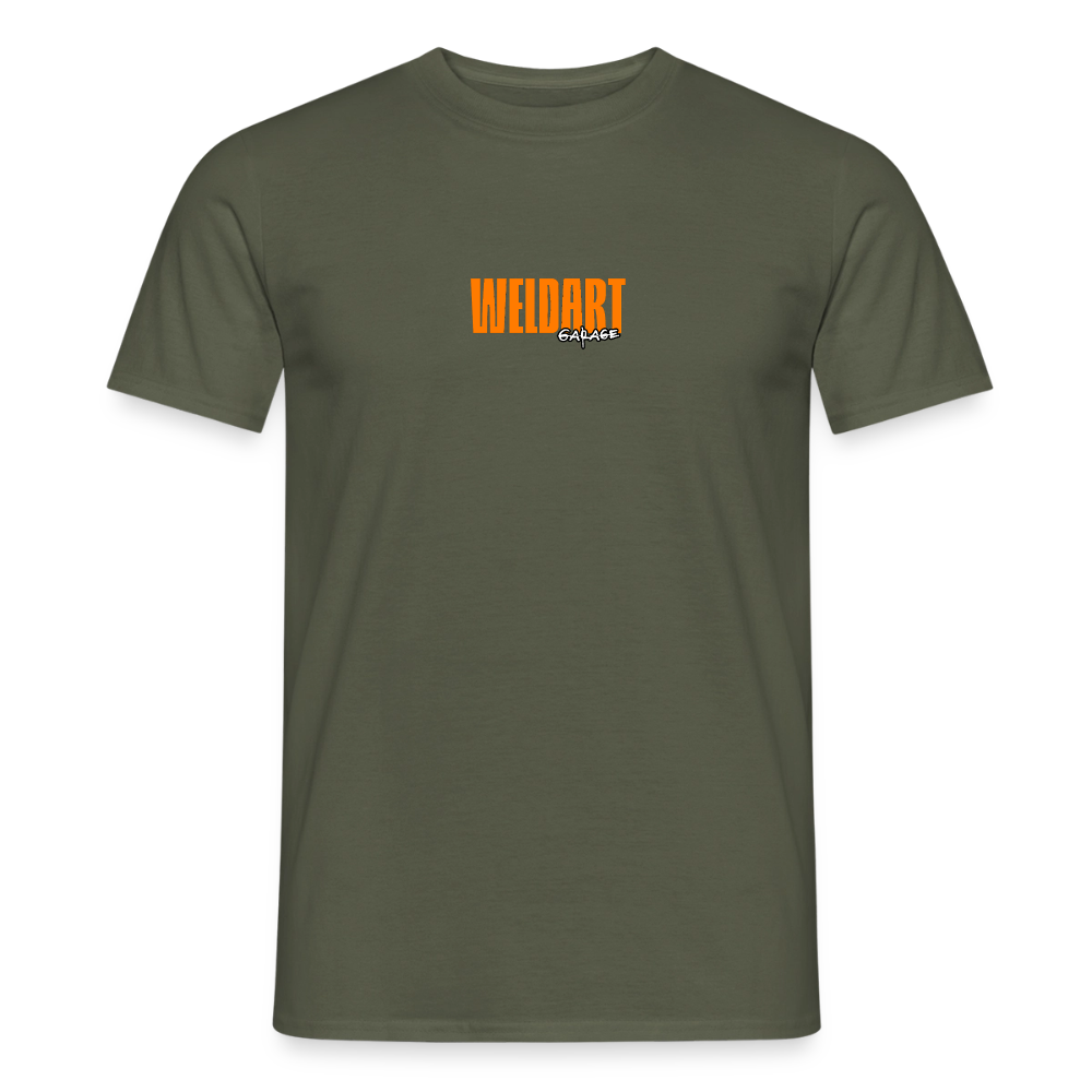Unisex T-Shirt "Weldart Garage" | beidseitig bedruckt