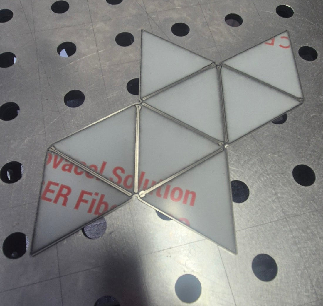 Schweiß-Challenge: VA Oktaeder „Easy-Fold“ – 2mm Edelstahl 75mm