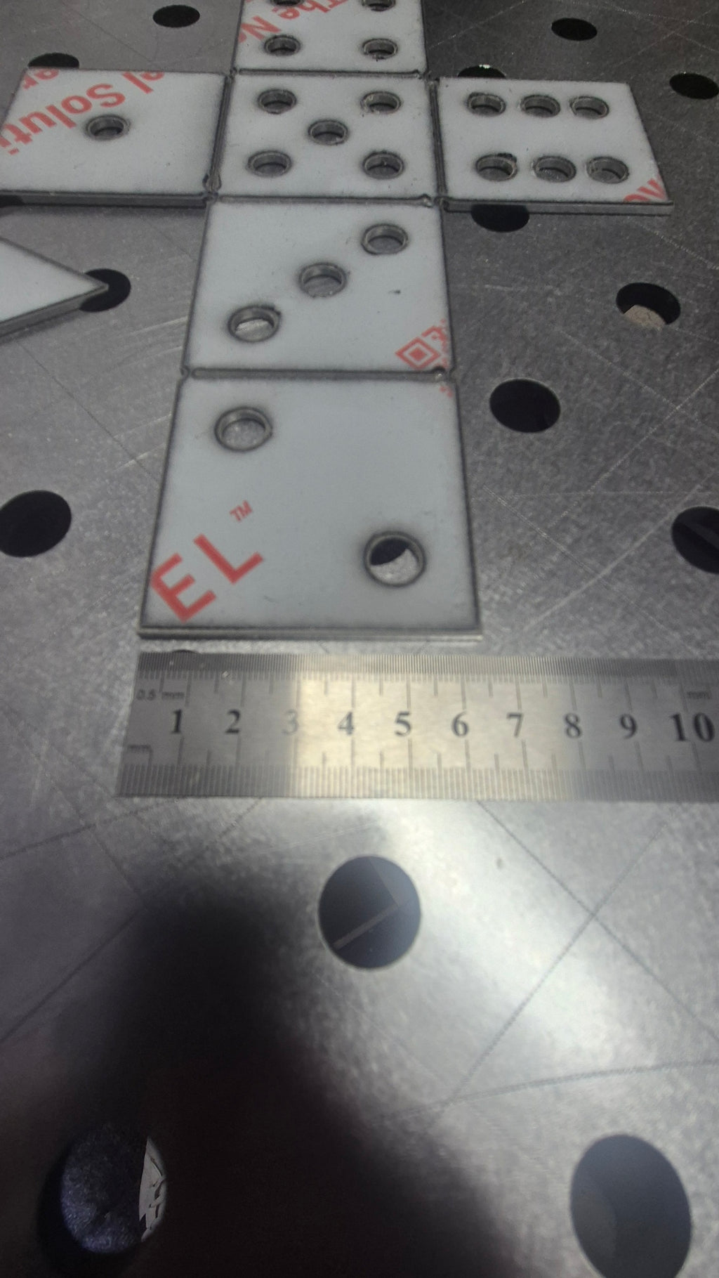 Schweiß-Übungs-Würfel „Easy-Fold“ – 2mm Edelstahl (VA) 65mm/65mm