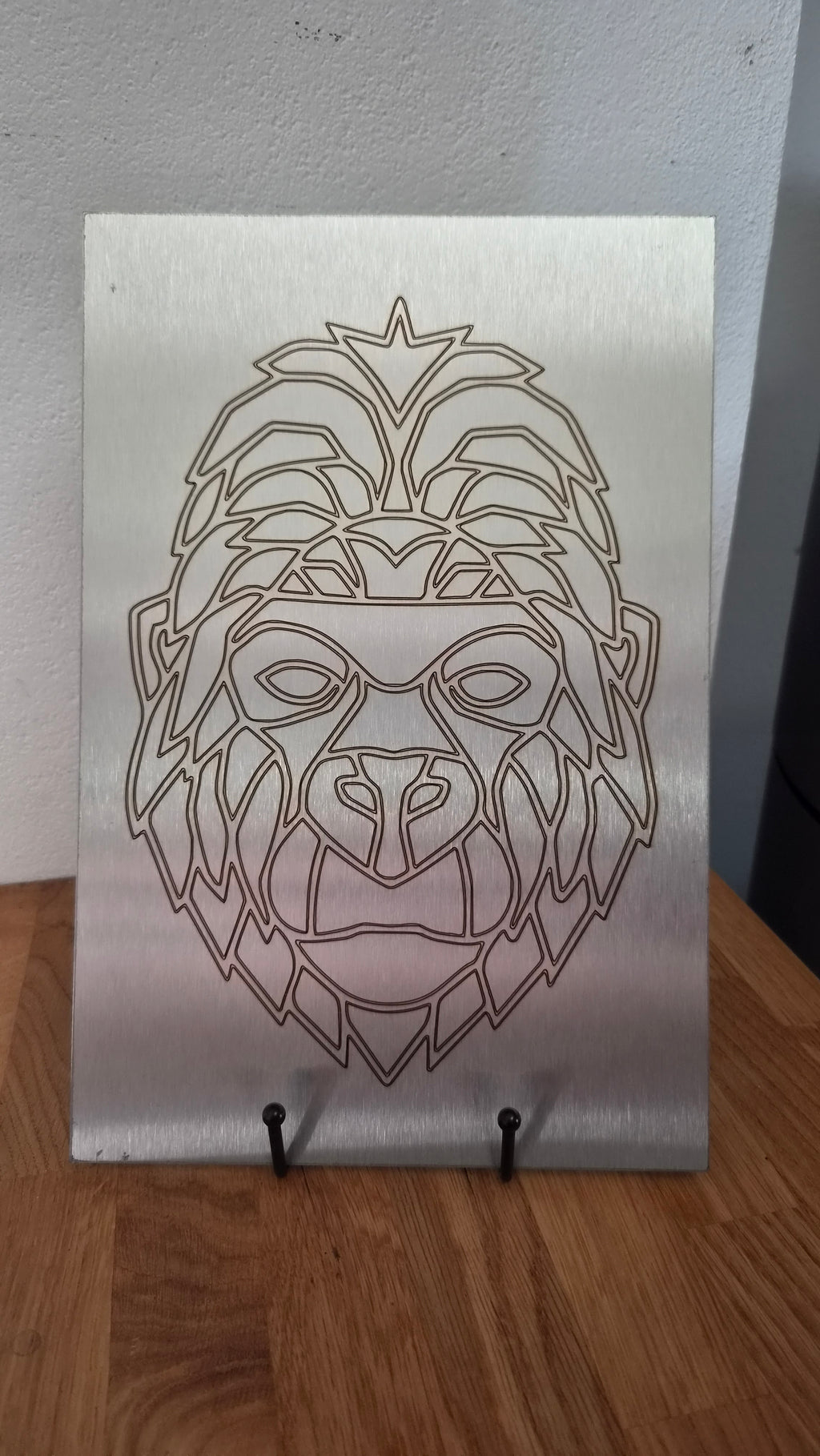 WAG Weld Art Schweiß-Übungsplatte „Gorilla“ – 3mm Edelstahl (V2A K240)