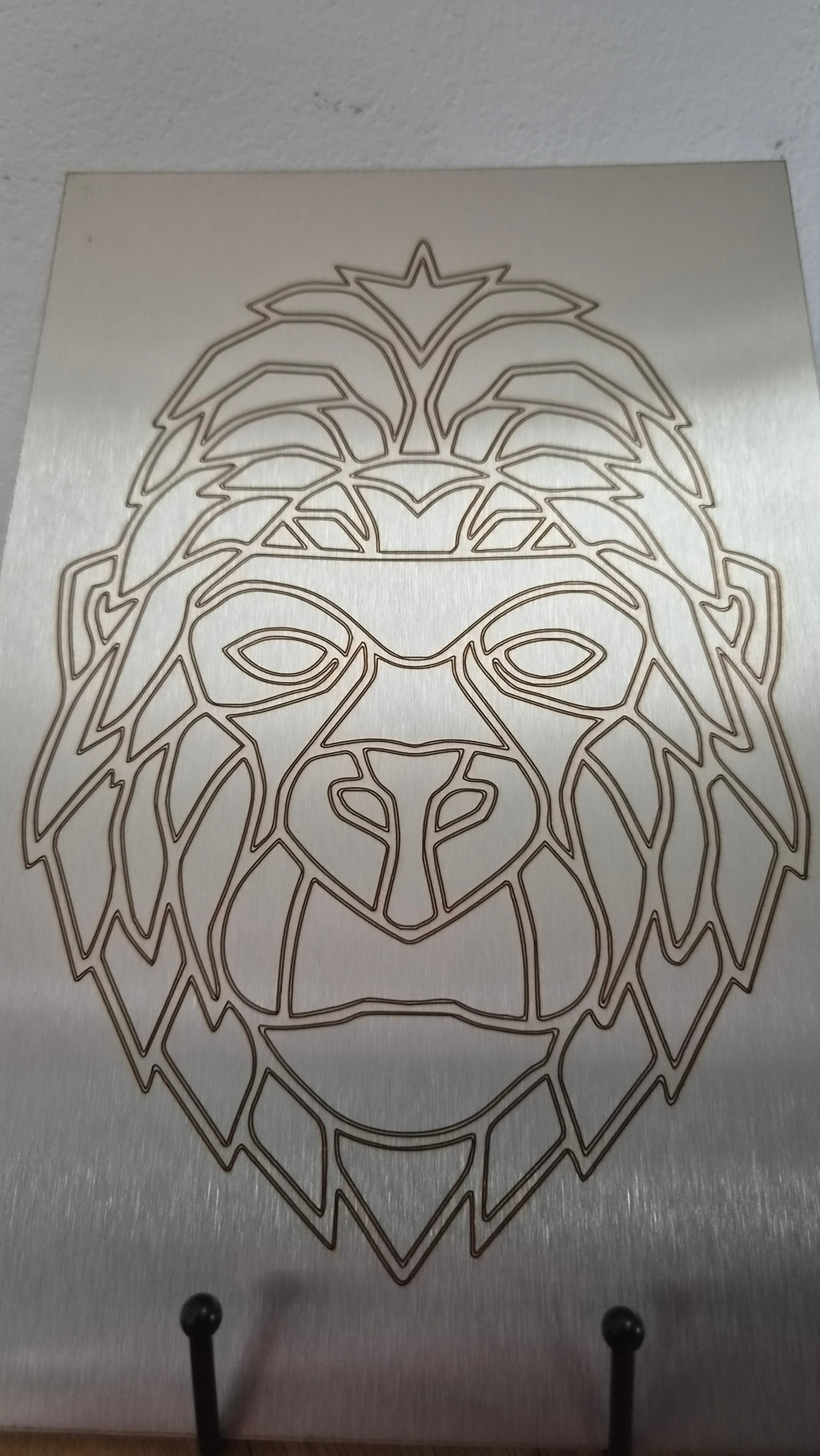 WAG Weld Art Schweiß-Übungsplatte „Gorilla“ – 3mm Edelstahl (V2A K240)