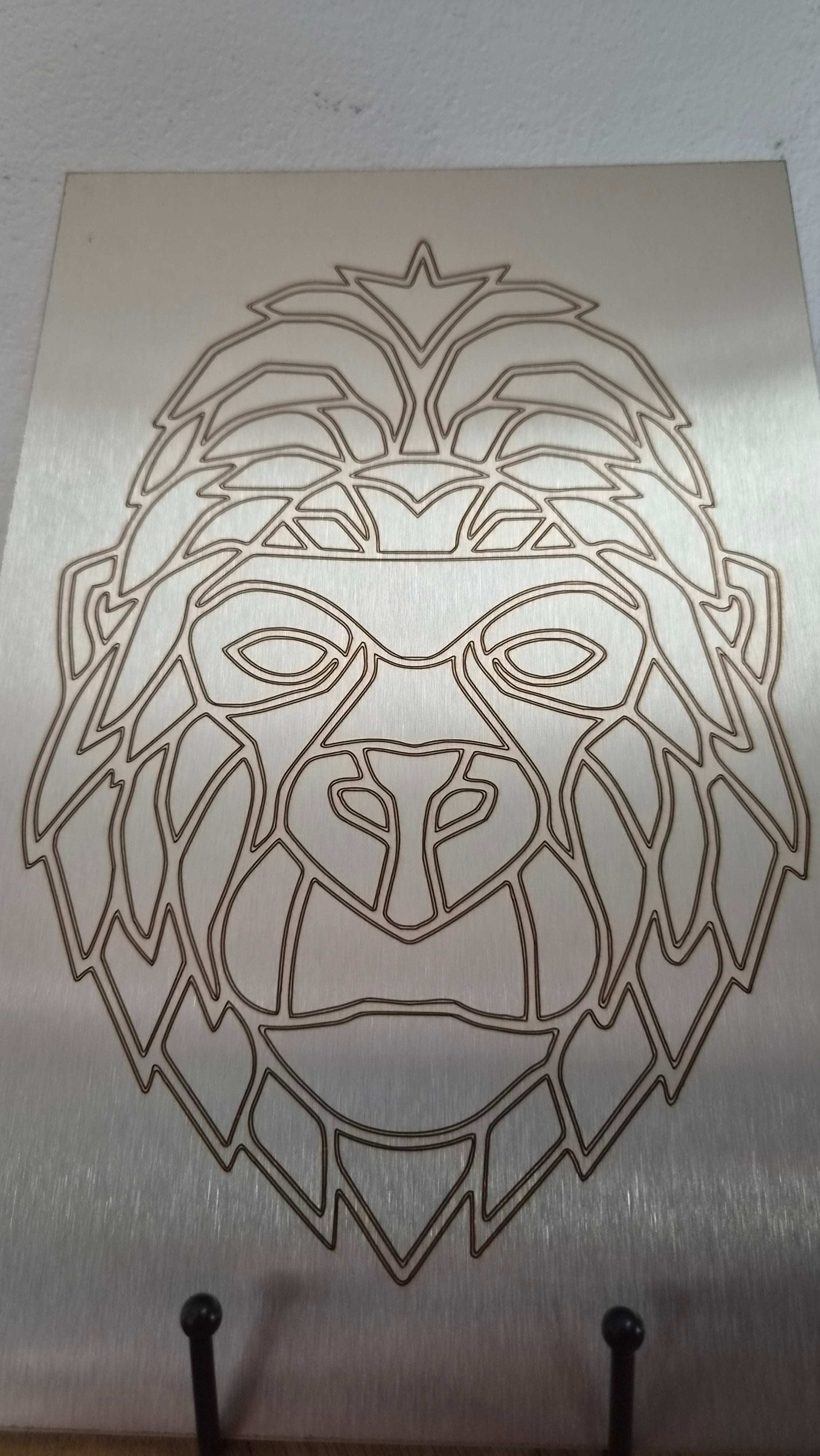 WAG Weld Art Schweiß-Übungsplatte „Gorilla“ – 3mm Edelstahl (V2A K240)