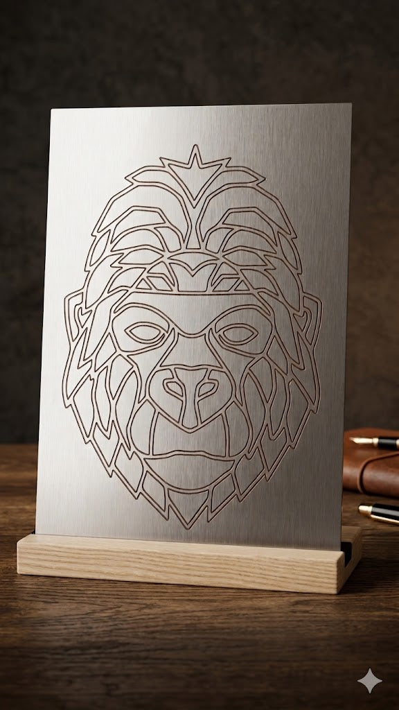 WAG Weld Art Schweiß-Übungsplatte „Gorilla“ – 3mm Edelstahl (V2A K240)