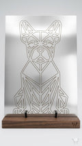 Weldart Edelstahl Übungsblech „Geometric Bulli“ – 300x200mm (3mm K240 geschliffen)