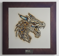 WeldArt "Dragon" mit Rahmen 360mm x 360mm