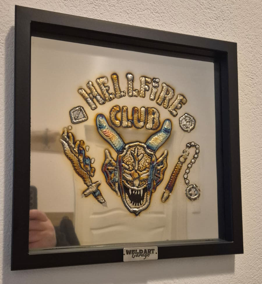 Hellfire Club – „Stranger Things“ Edition | Exklusives Weld-Art 330mm x 330mm