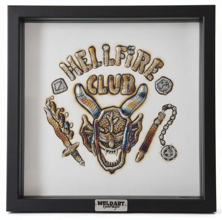 Hellfire Club – „Stranger Things“ Edition | Exklusives Weld-Art 330mm x 330mm