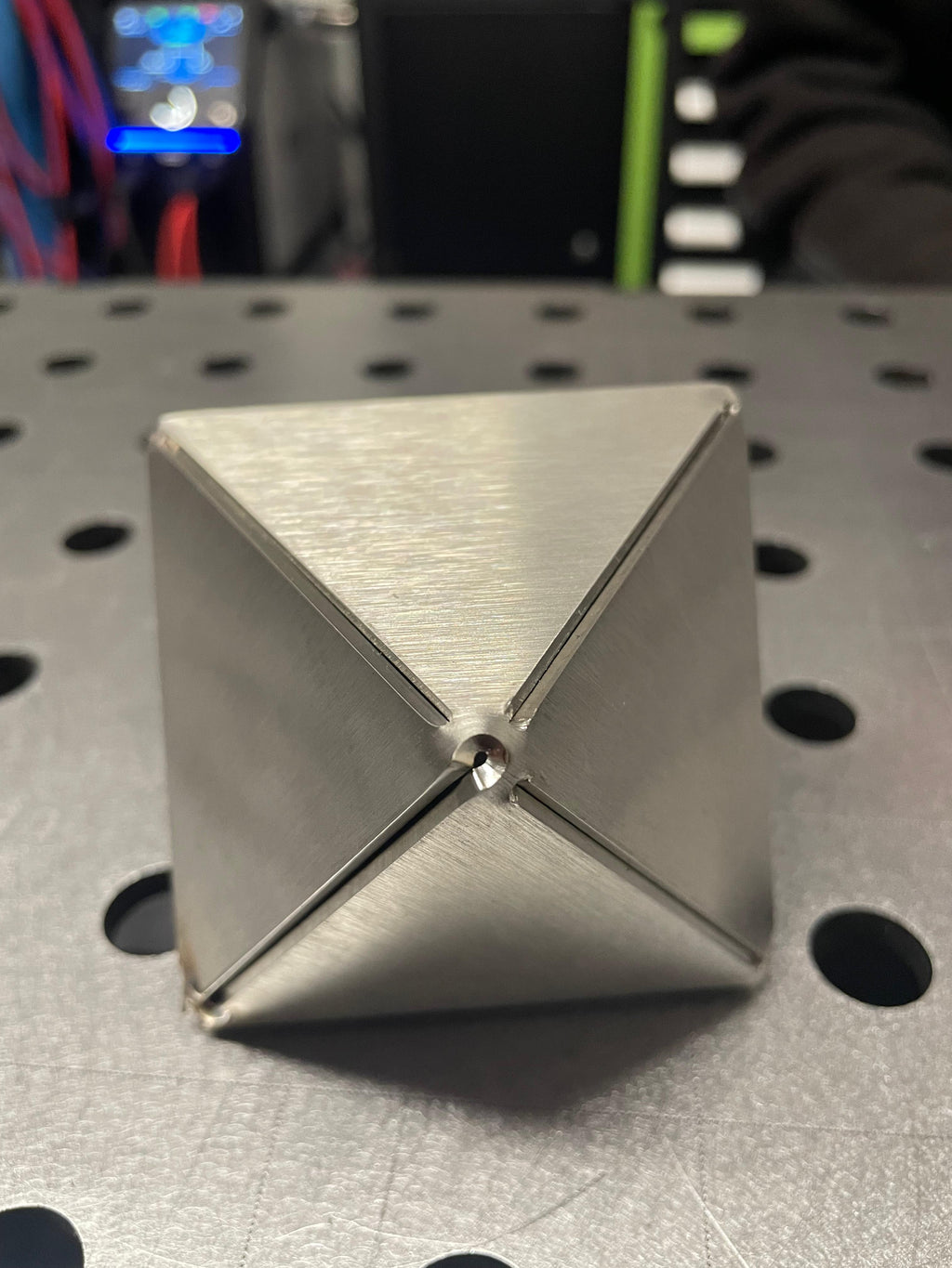 Schweiß-Challenge: VA Oktaeder „Easy-Fold“ – 2mm Edelstahl 75mm