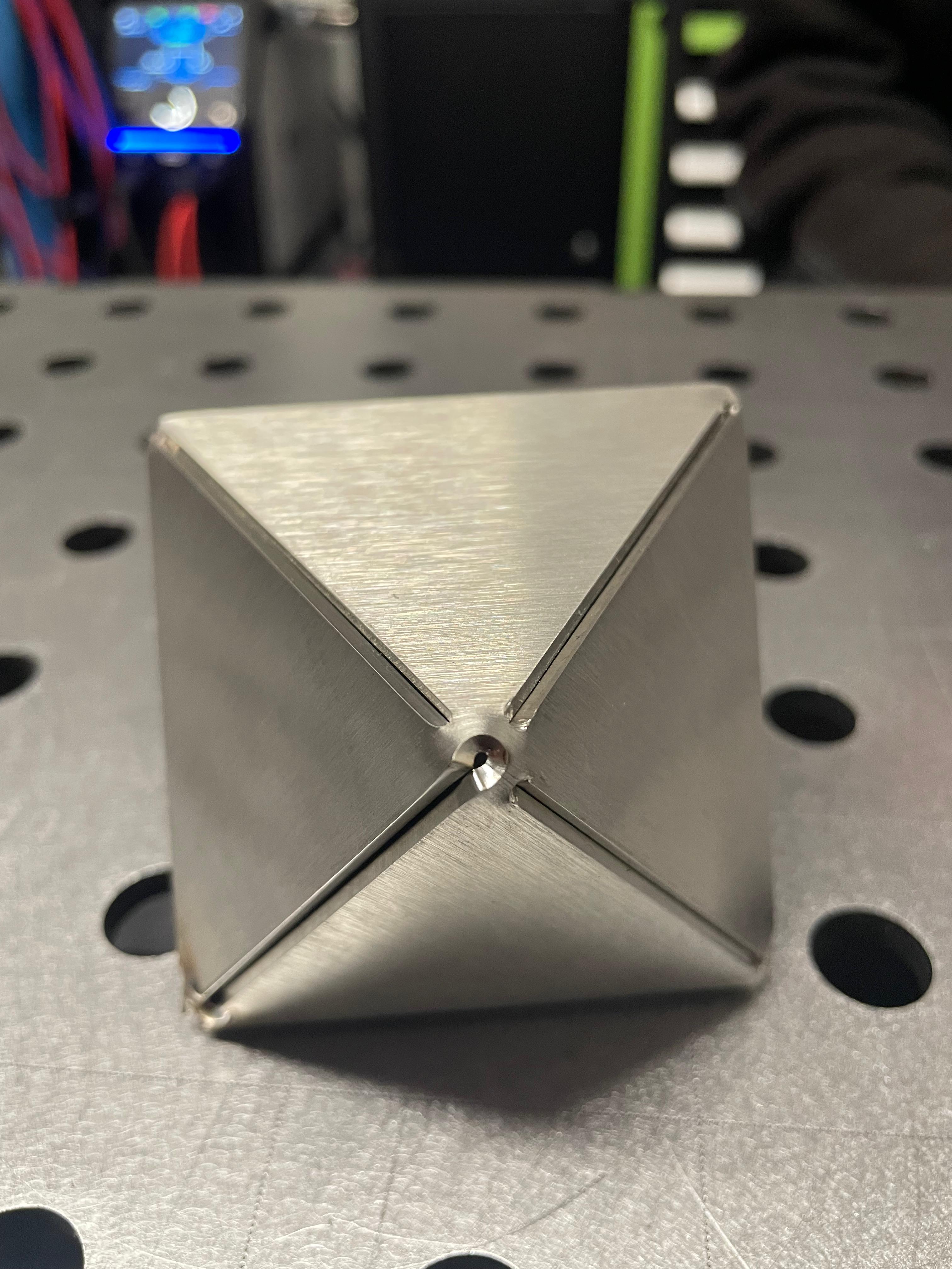 Schweiß-Challenge: VA Oktaeder „Easy-Fold“ – 2mm Edelstahl 75mm
