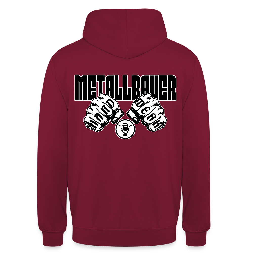 Unisex Hoodie "Metallbauer" (beidseitig bedruckt)