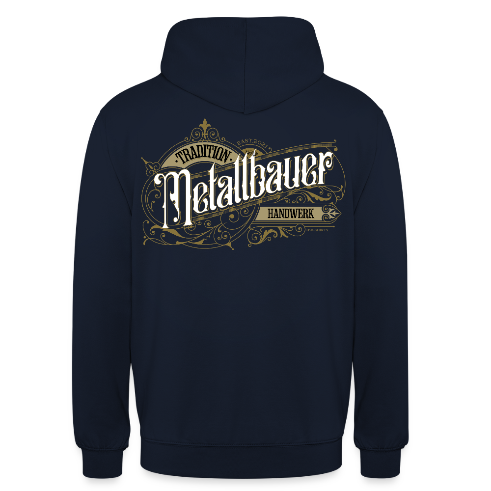 Unisex Hoodie "Metallbauer" Nostalgie Handwerk